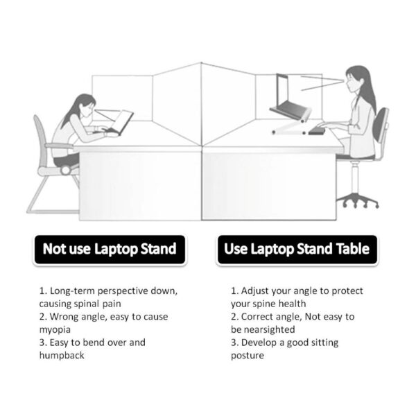 DeskifyPro Foldable Ergonomic Laptop Stand - Image 6