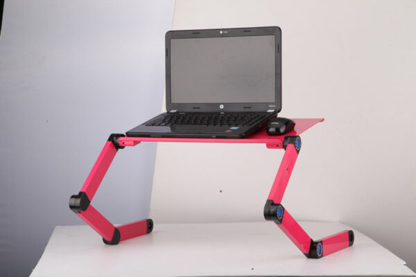 DeskifyPro Ergonomic Adjustable Laptop Desk Stand – Foldable & Rotatable with Built-In Mouse Pad - Image 5