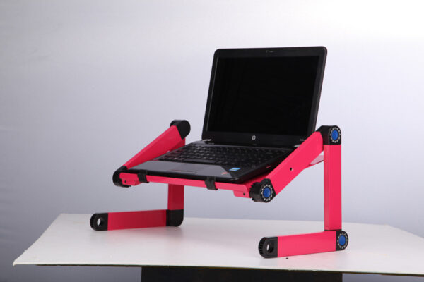 DeskifyPro Ergonomic Adjustable Laptop Desk Stand – Foldable & Rotatable with Built-In Mouse Pad - Image 2